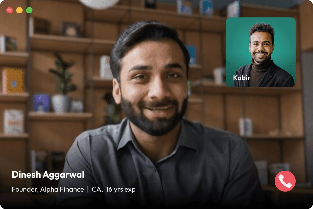 Advisor video call